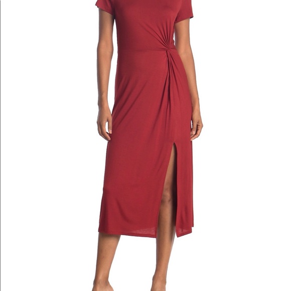 West Kei Dresses & Skirts - West Kei, Rust Color Midi Dress, Size S